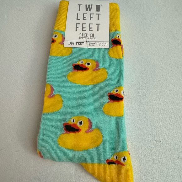NWT Two Left Feet sitting duck socks - Picture 4 of 9